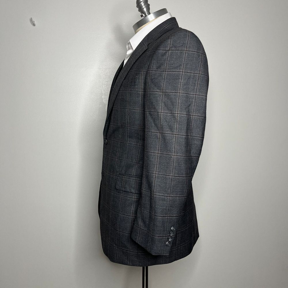 Jos. A. Bank Charcoal Checkered Sport Coat - Picture 4 of 12